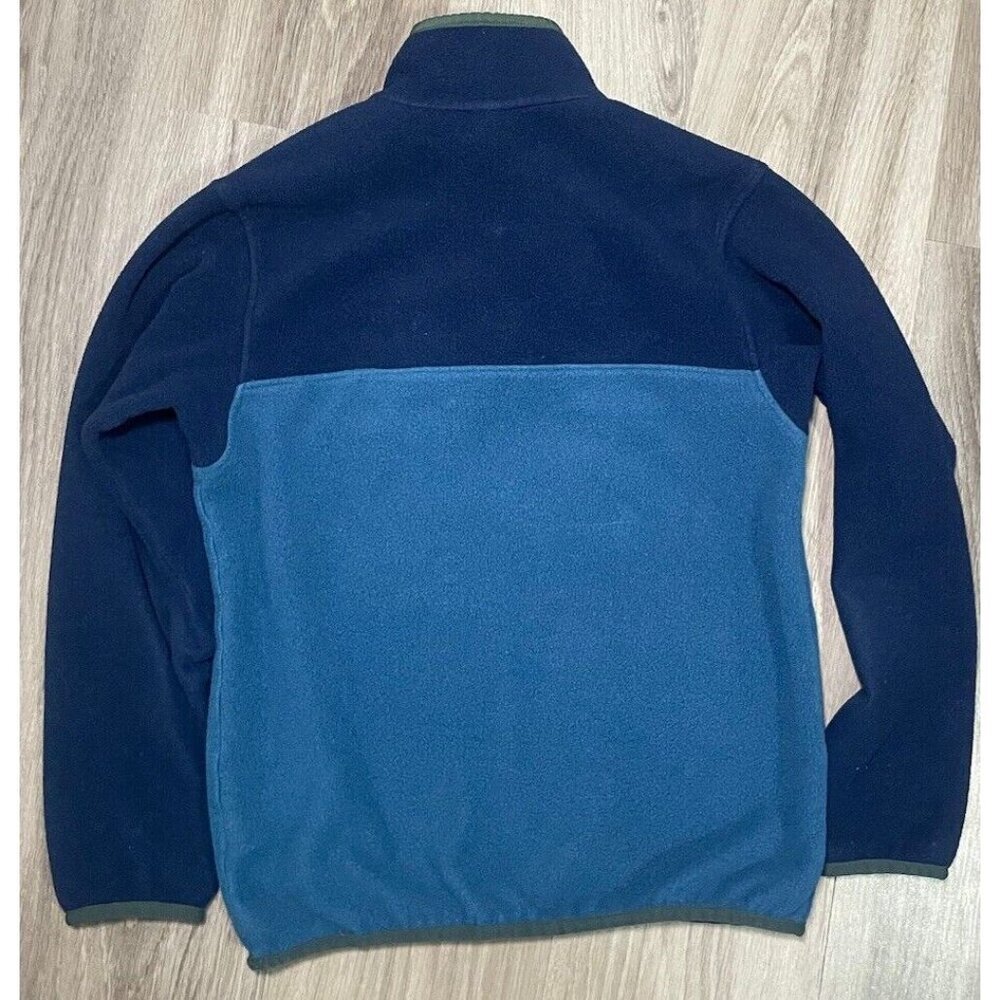 Patagonia Synchilla Snap T Pullover Fleece Sweater Youth Boys Medium Blue - Picture 4 of 7